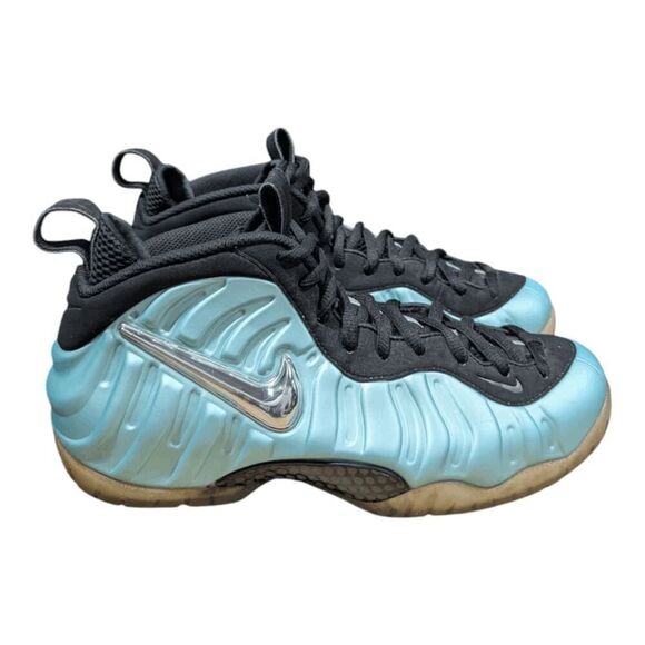 NIKE Air Foamposite Pro 'Island Green' Sneakers Size 9.5 - Picture 2 of 9